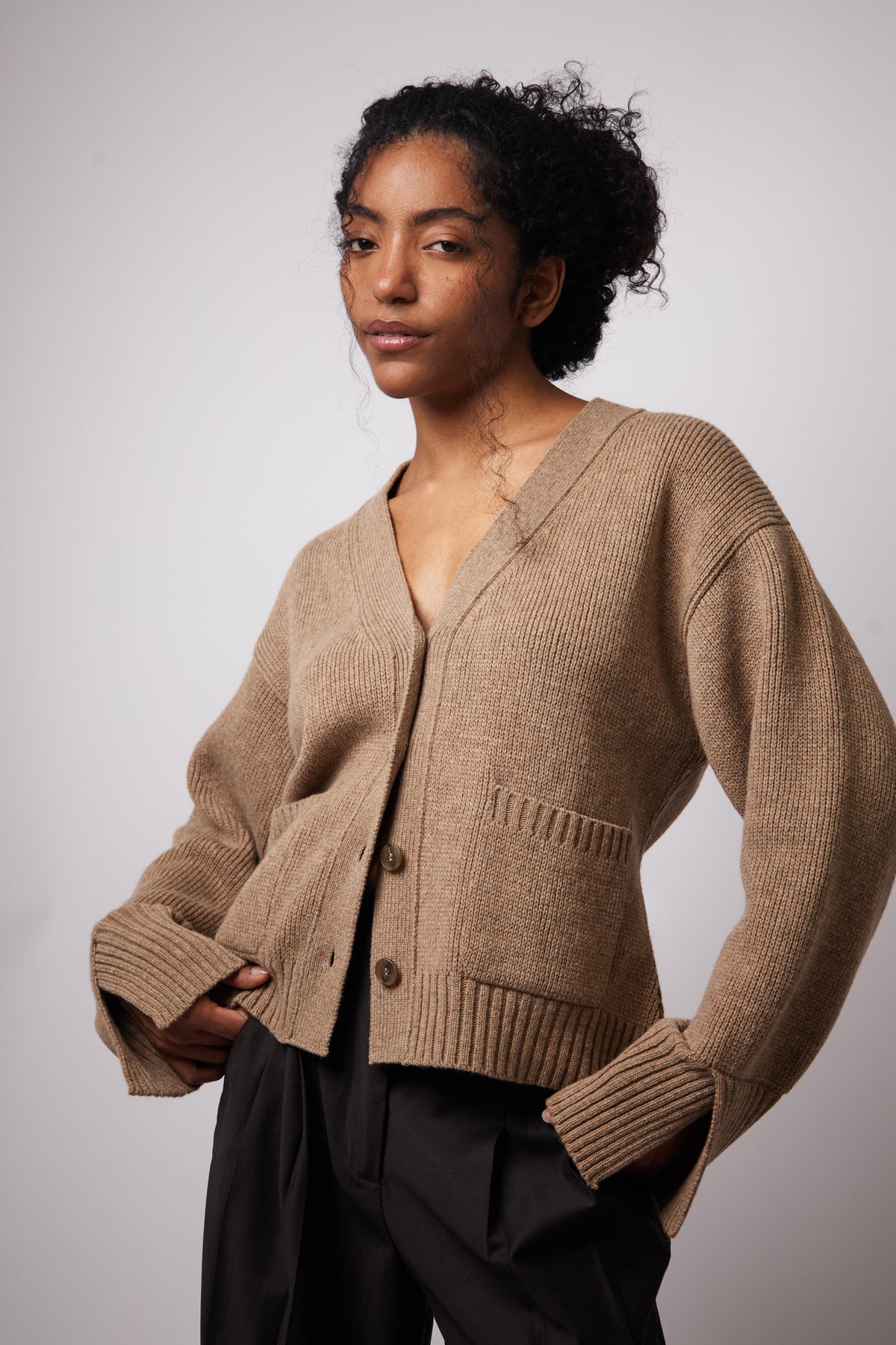 Eloise Cardigan — Beige