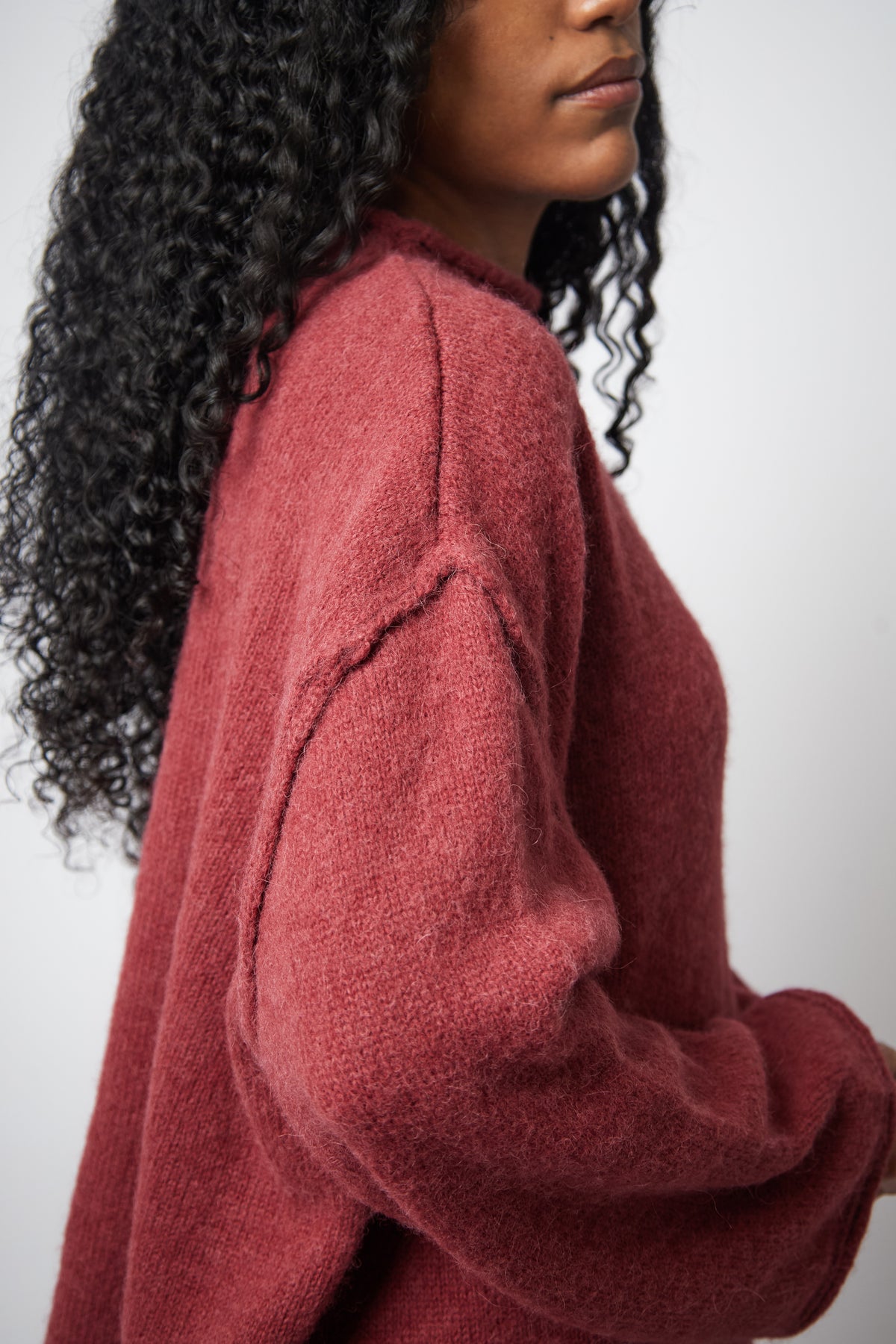 Oriane Sweater — Cherry