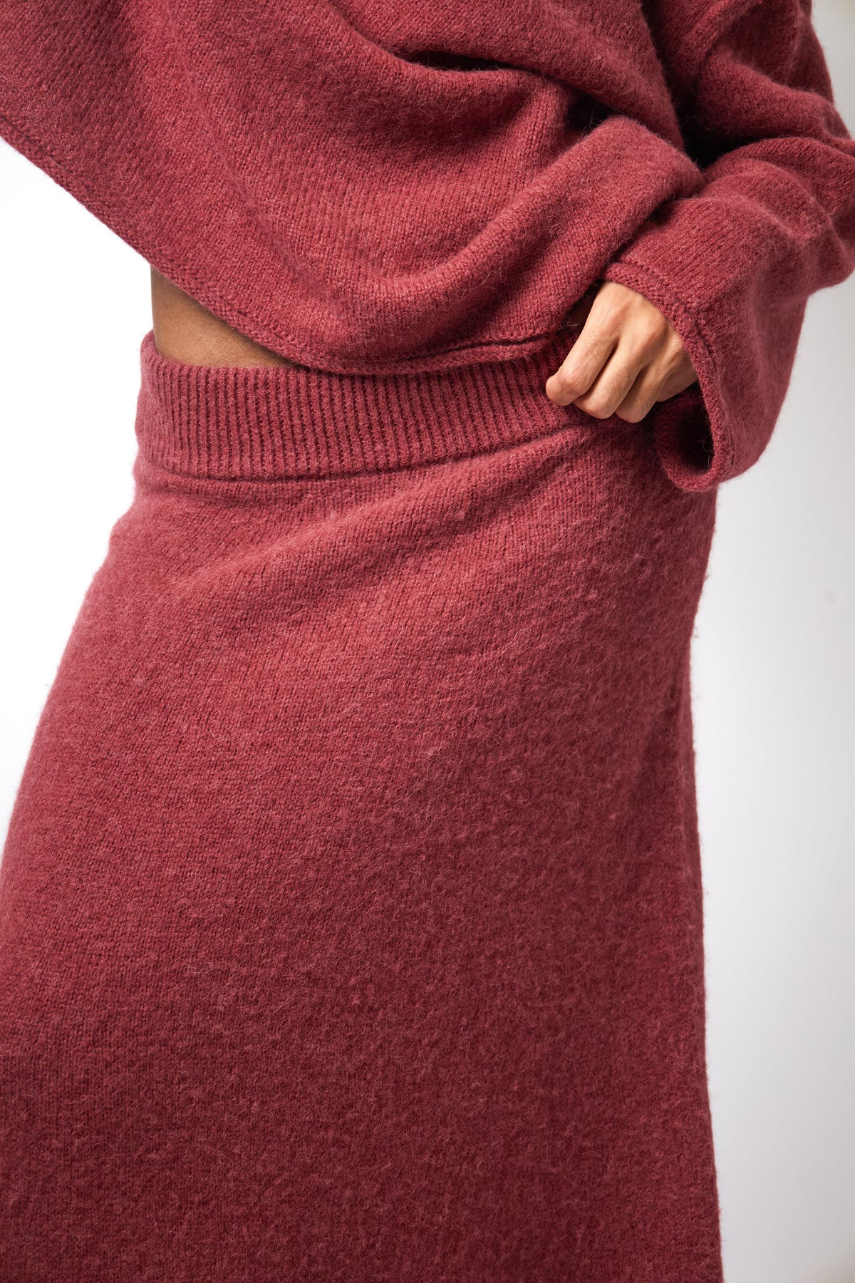 Oriane Skirt — Cherry
