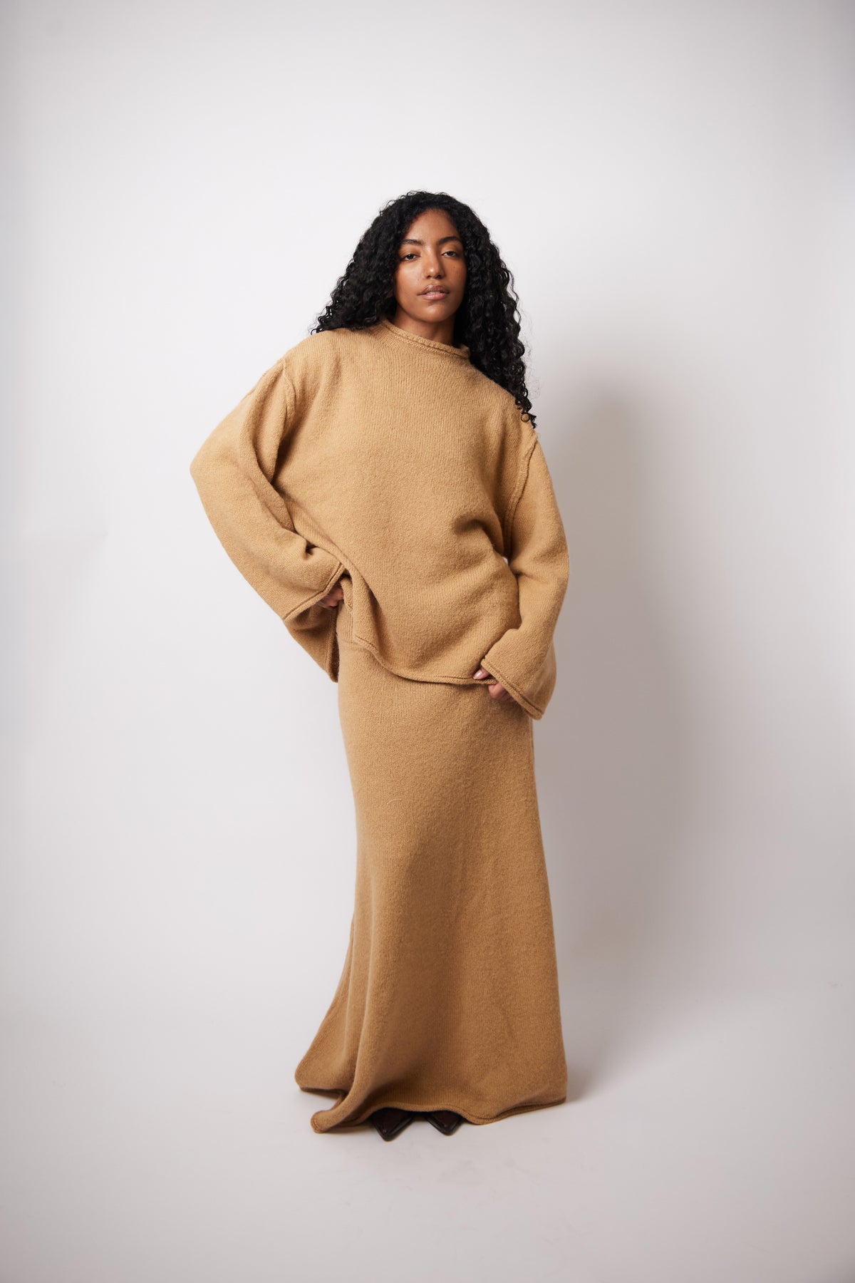 Oriane Skirt — Camel