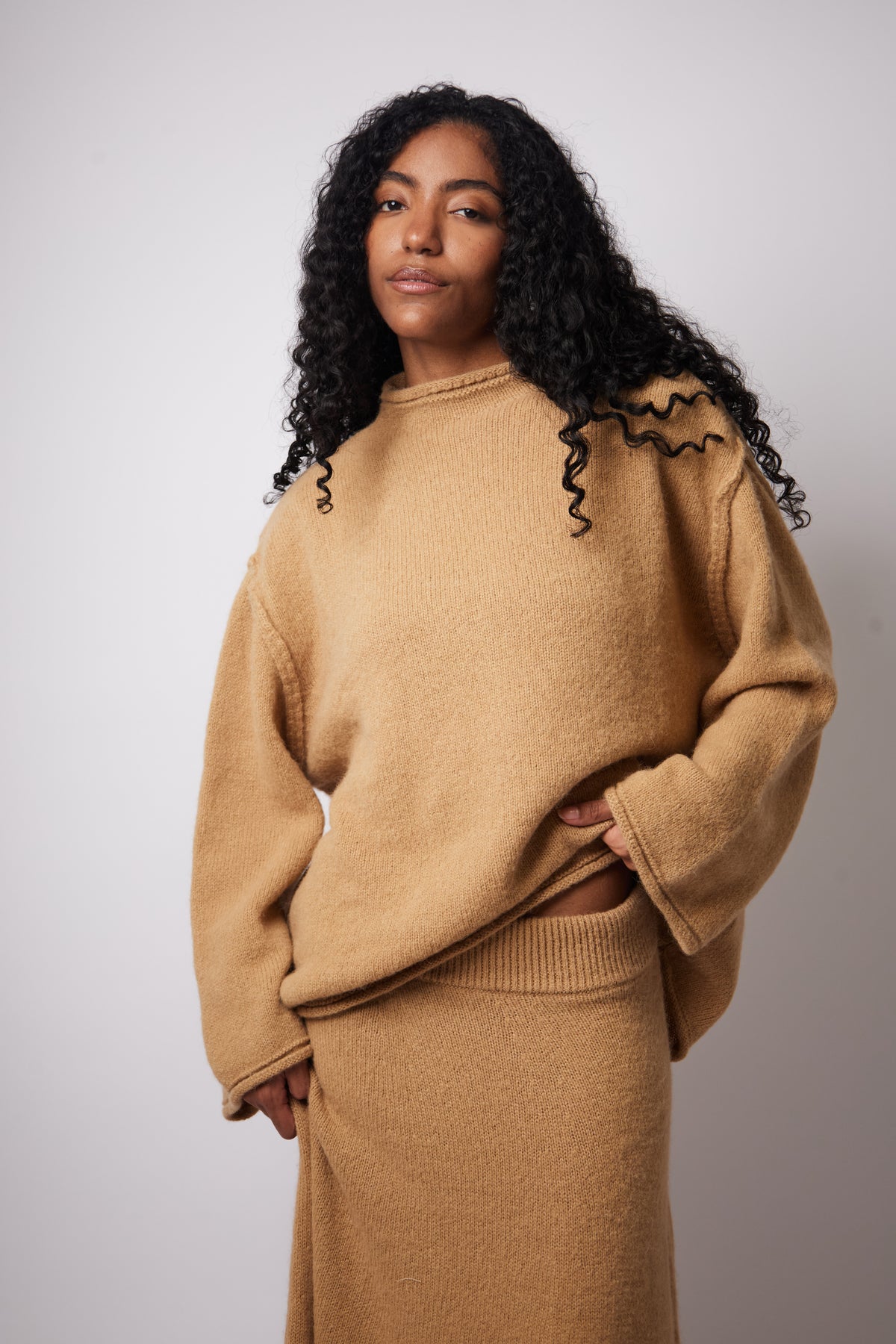 Oriane Sweater — Camel