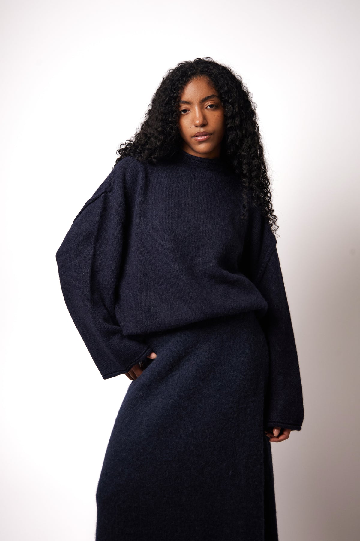 Oriane Sweater — Navy