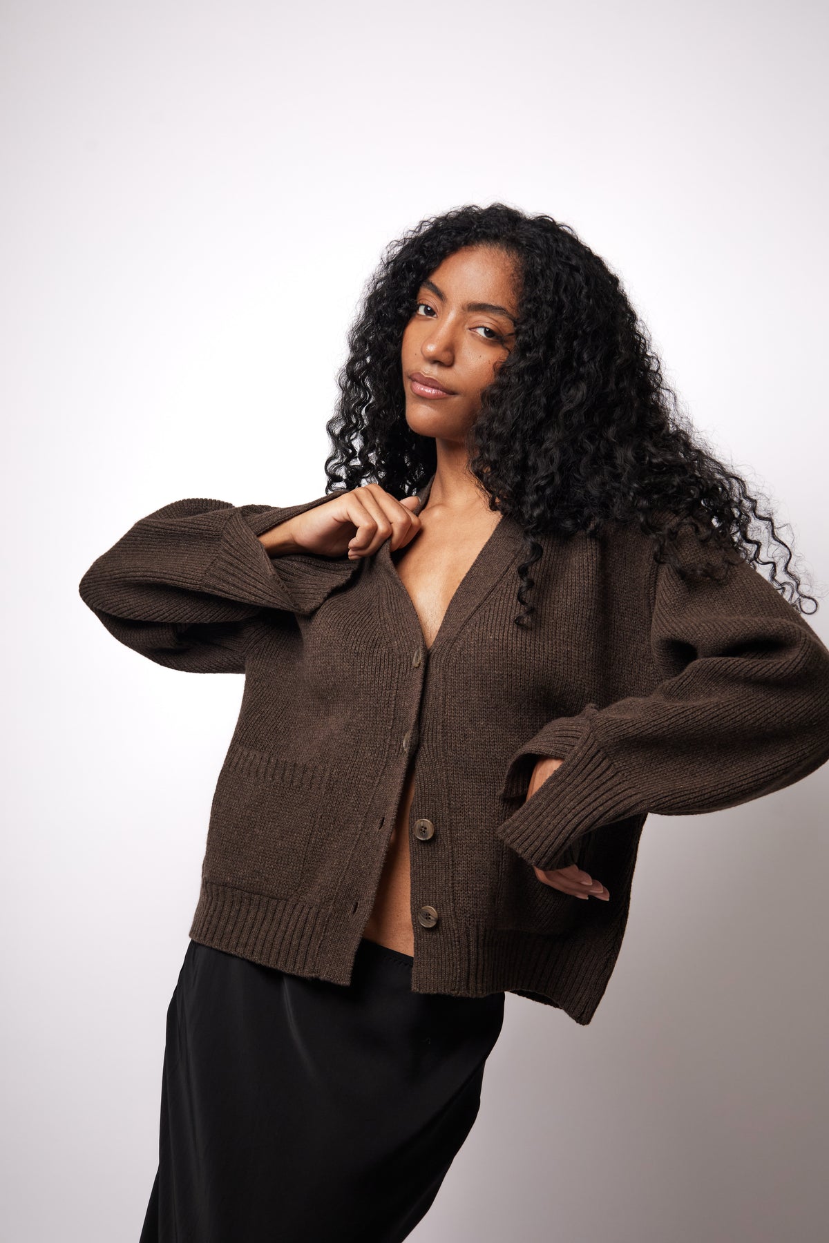 Eloise Cardigan — Mocha