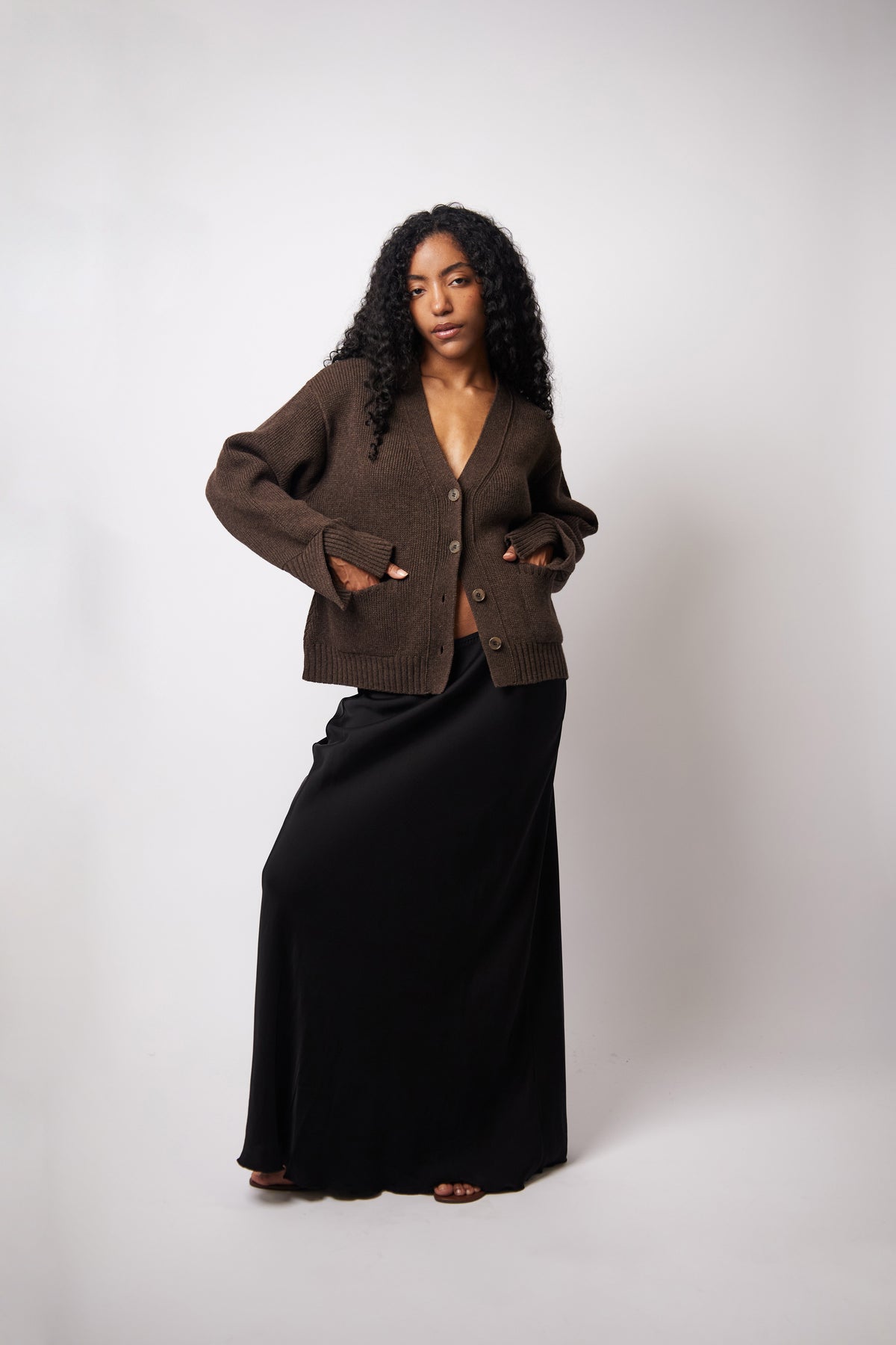 Eloise Cardigan — Mocha