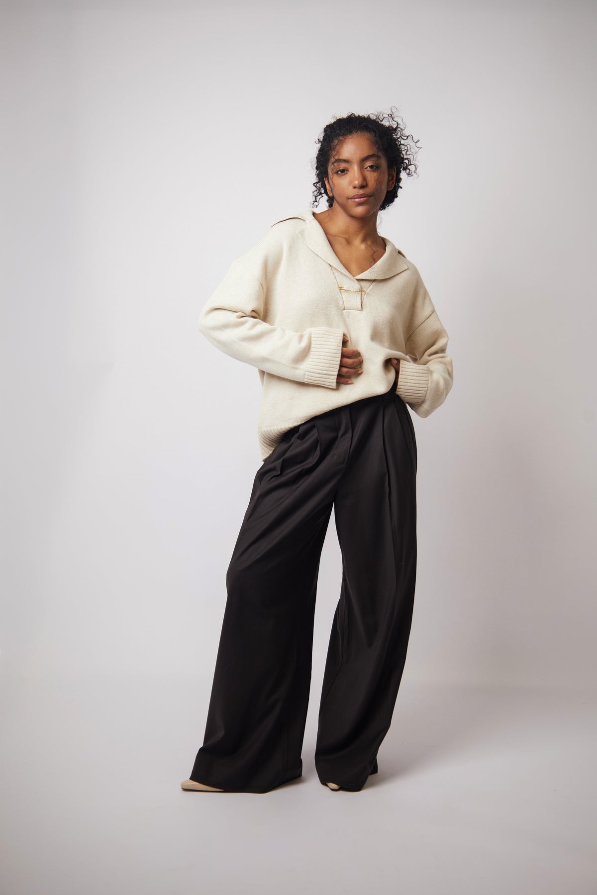 Aurel Sweater — Cream