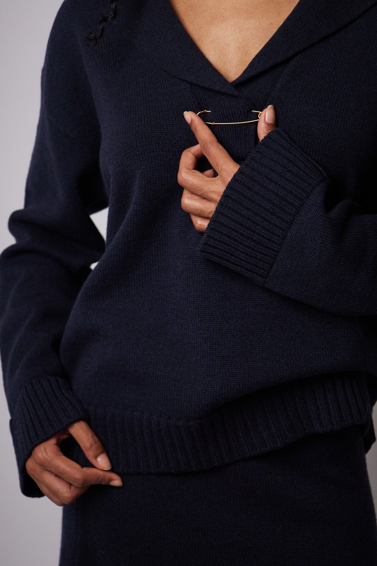 Aurel Sweater — Navy