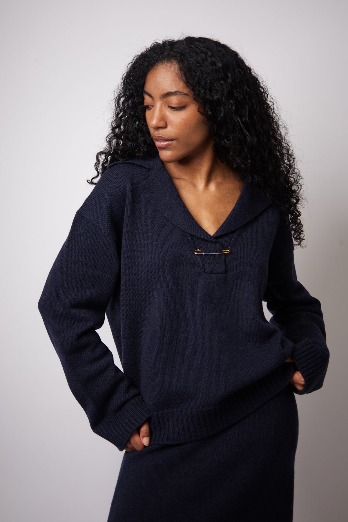 Aurel Sweater — Navy