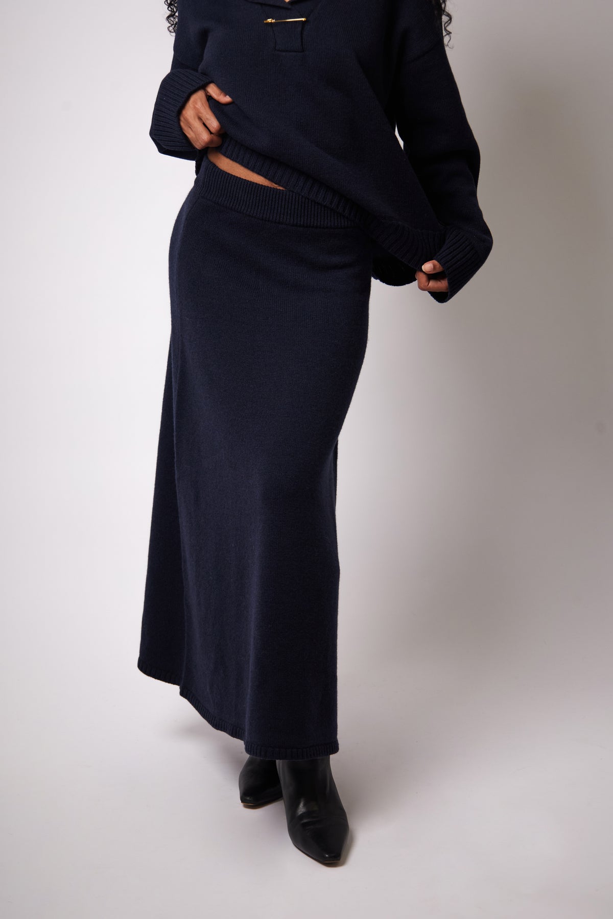 Aurel Skirt — Navy